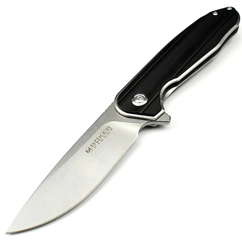 High quality Boker 440A steel G10 handle tactical folding blade knife EDC outdoor camping hiking fishing portable folding knives 
High quality Boker 440A steel G10 handle tactical folding blade knife EDC outdoor camping hiking fishing portable folding knives