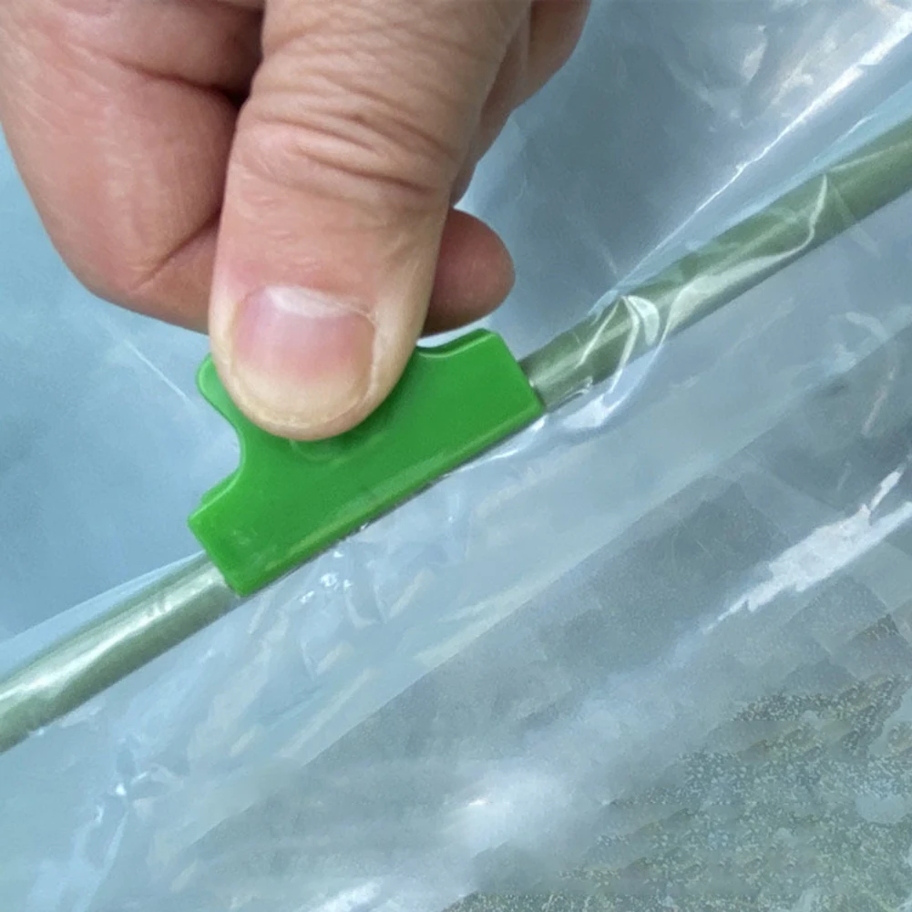 20pcs Greenhouse Film Clamps Garden Shed Row Cover Netting Tunnel Hoop Plastic Clips For 5mm-6mm Pipe Home Gardening Accessories
20pcs Greenhouse Film Clamps Garden Shed Row Cover Netting Tunnel Hoop Plastic Clips For 5mm-6mm Pipe Home Gardening Accessories
