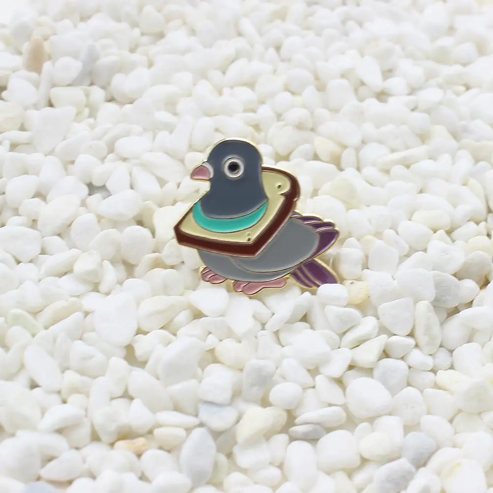 Unisex Cartoon Dove Bread Enamel Brooch Pin Badge Lapel Jacket Clothes Decor Brooch Pins Gifts Rhinestone Jewelry For Women
Unisex Cartoon Dove Bread Enamel Brooch Pin Badge Lapel Jacket Clothes Decor Brooch Pins Gifts Rhinestone Jewelry For Women
