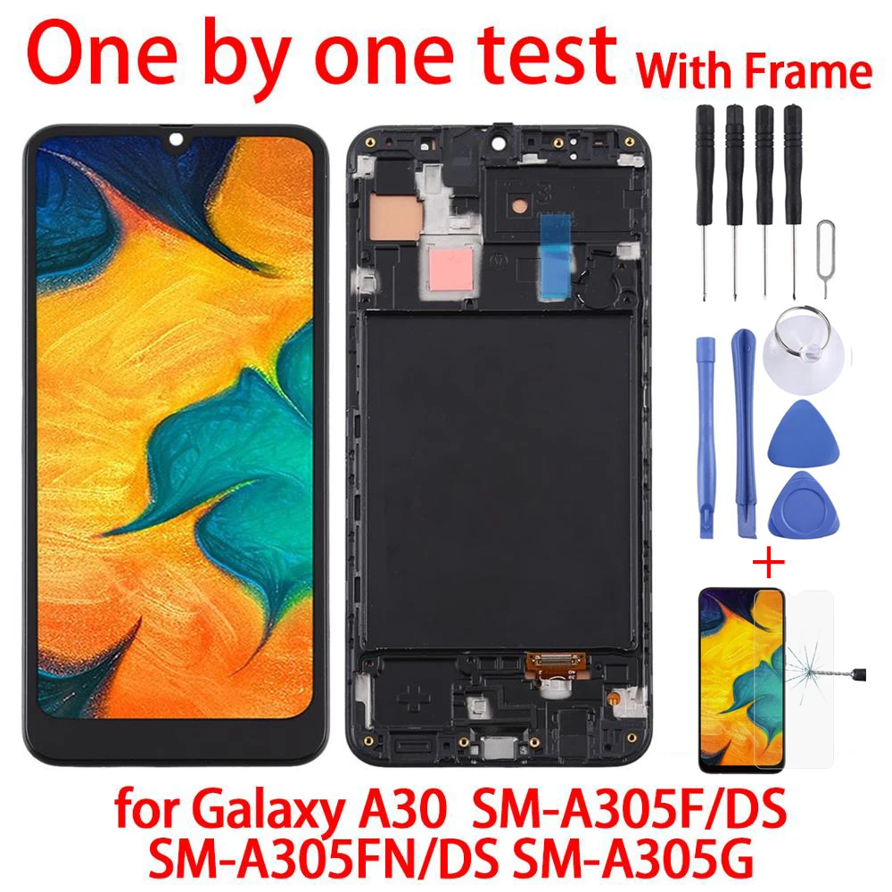 6.4″ For Samsung Galaxy A30 LCD Screen+Digitizer Full Assembly With Frame for Galaxy A30 SM-A307F/DS SM-A307FN/DS SM-A307G
6.4″ For Samsung Galaxy A30 LCD Screen+Digitizer Full Assembly With Frame for Galaxy A30 SM-A307F/DS SM-A307FN/DS SM-A307G
