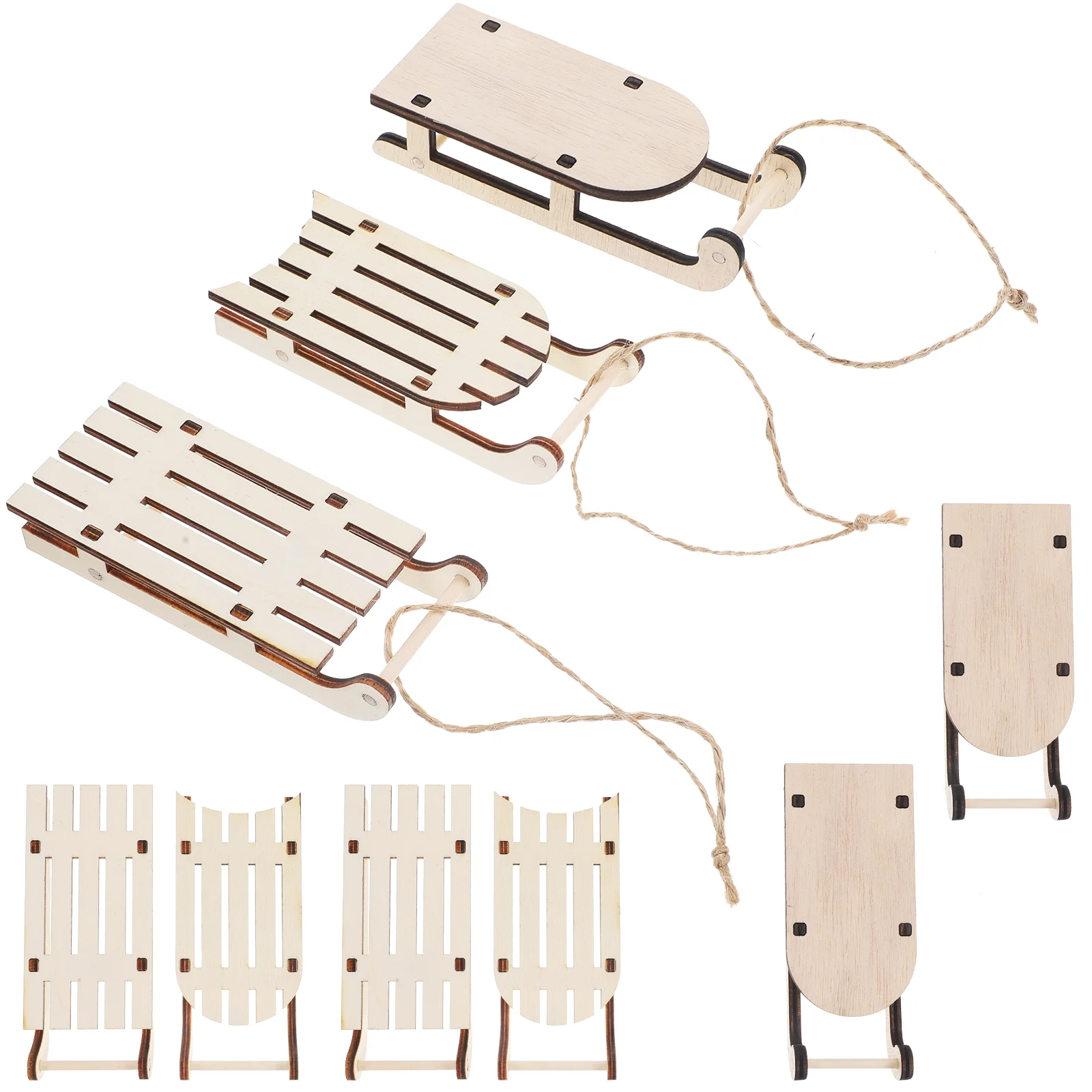 Сани из необработанного дерева, Рождественский Декор, сани для творчества, украшения на Рождество, украшения на Рождество 
Сани из необработанного дерева, Рождественский Декор, сани для творчества, украшения на Рождество, украшения на Рождество