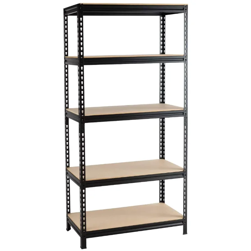 SUGIFT 5-Tier Steel Shelving Unit 27.6"W x 11.8"D x 59" H, Black wall shelf shelves
SUGIFT 5-Tier Steel Shelving Unit 27.6"W x 11.8"D x 59" H, Black wall shelf shelves