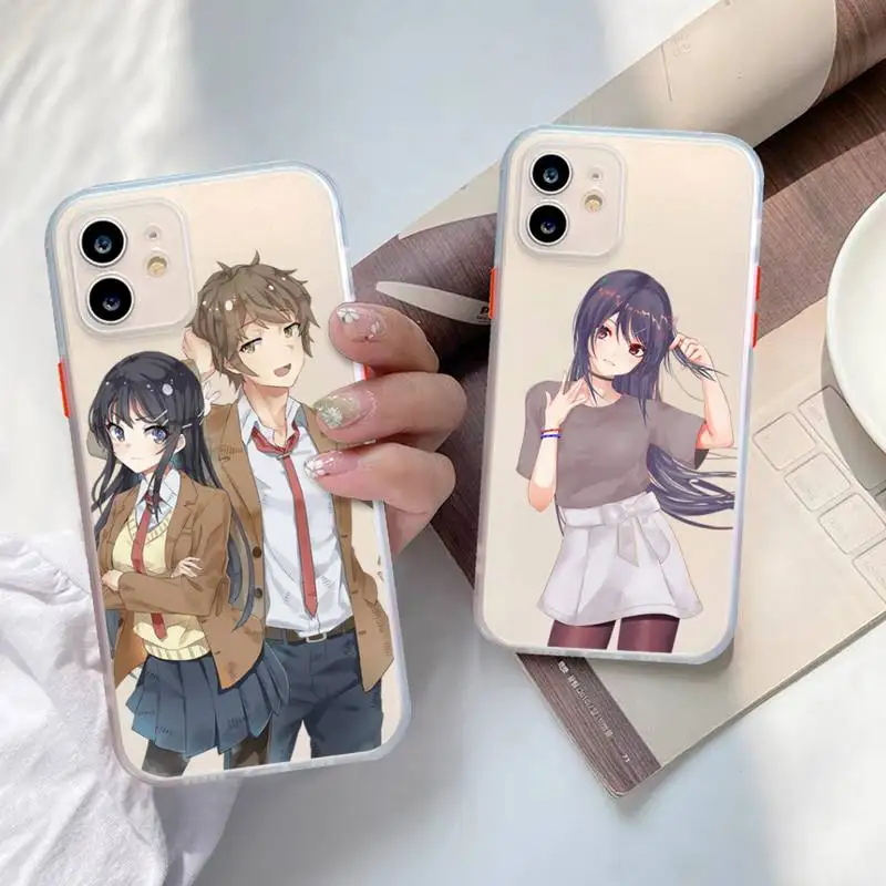 Anime Mai Sakurajima Phone Case for iPhone X XR XS 7 8 Plus 11 12 13 pro MAX 13mini Translucent Matte Shockproof Case
Anime Mai Sakurajima Phone Case for iPhone X XR XS 7 8 Plus 11 12 13 pro MAX 13mini Translucent Matte Shockproof Case