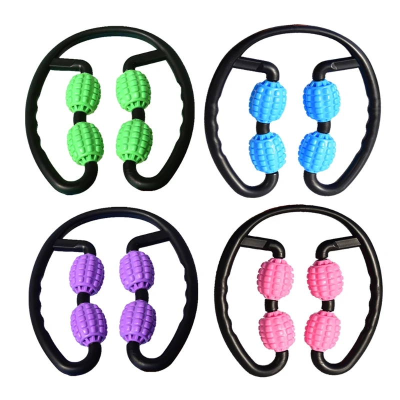 Fitness 4 Wheels Shaft Ring Leg Clamp Massager Muscle Relaxation Rolling Wheel Massage Calf Shaping Product for Yoga
Fitness 4 Wheels Shaft Ring Leg Clamp Massager Muscle Relaxation Rolling Wheel Massage Calf Shaping Product for Yoga
