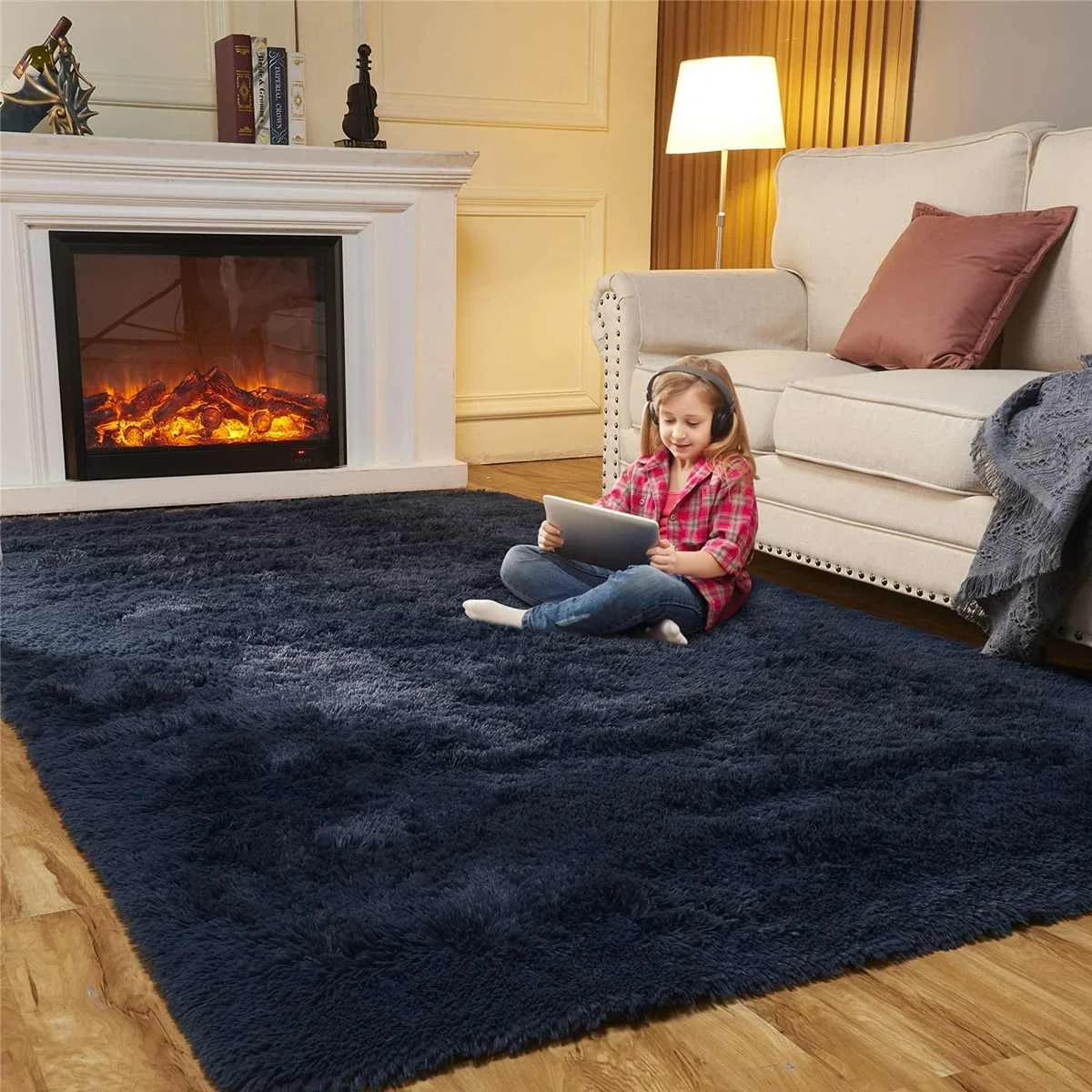 Large Rugs for Modern Living Room Long Hair Lounge Carpet In The Bedroom Furry Decoration Nordic Fluffy Floor Bedside Mats
Large Rugs for Modern Living Room Long Hair Lounge Carpet In The Bedroom Furry Decoration Nordic Fluffy Floor Bedside Mats