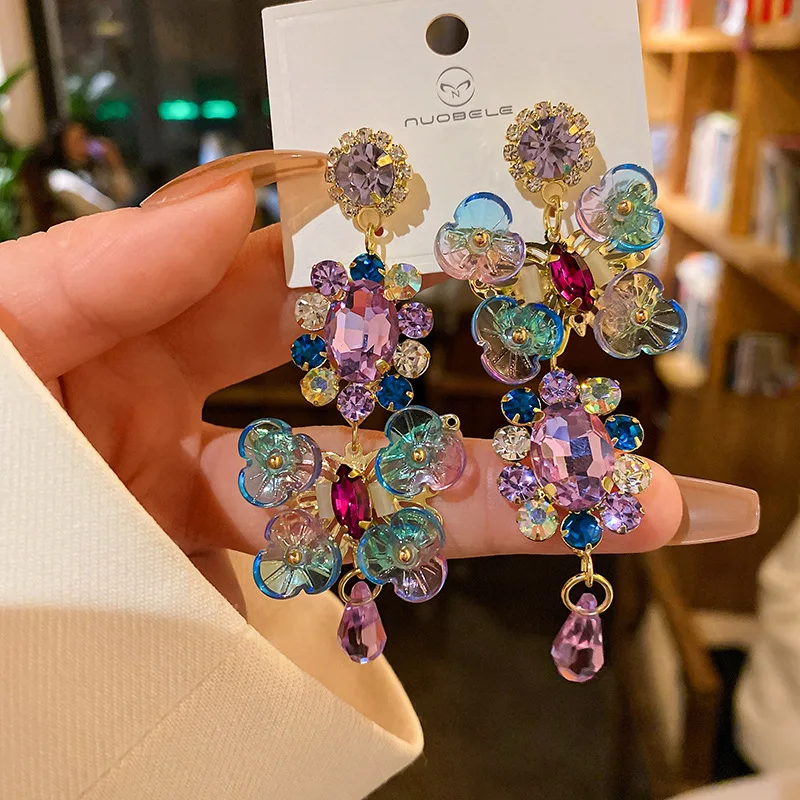asymmetric diamond round crystal flower earrings palace style colorful retro earrings design earrings women
asymmetric diamond round crystal flower earrings palace style colorful retro earrings design earrings women