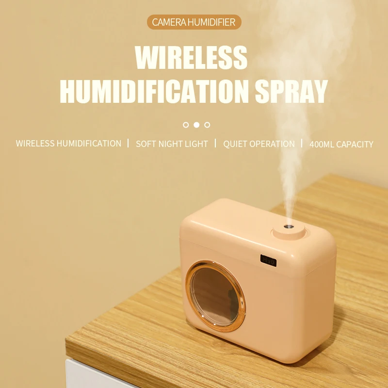 Ultrasonic Essential Wireless humidification Soft night light 400ML largecapacity moisten and moisten Humidifier
Ultrasonic Essential Wireless humidification Soft night light 400ML largecapacity moisten and moisten Humidifier
