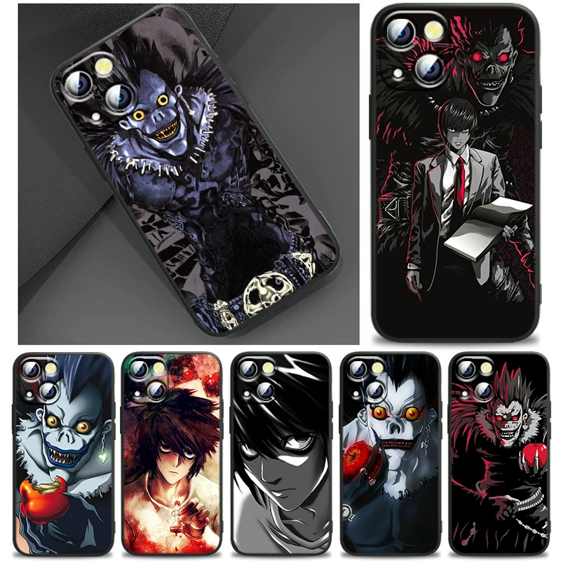 Anime Death Note Comic Cover For Apple iPhone 14 13 12 11 SE XS XR X 7 8 6 mini Plus Pro MAX 2020 Black Phone Case
Anime Death Note Comic Cover For Apple iPhone 14 13 12 11 SE XS XR X 7 8 6 mini Plus Pro MAX 2020 Black Phone Case