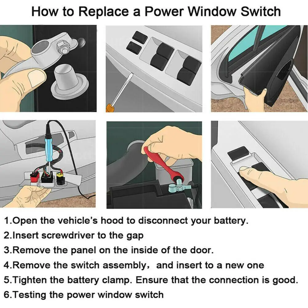 Part Glass Switch For Sonata Accessories Black Electric For Hyundai Elantra For Kia Optima Rio Power 75*50*35mm
Part Glass Switch For Sonata Accessories Black Electric For Hyundai Elantra For Kia Optima Rio Power 75*50*35mm