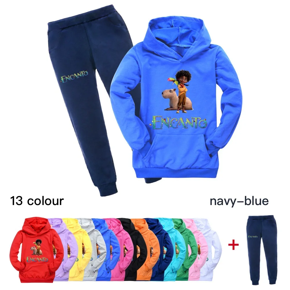 2022 New Disney Encanto Cartoon Print Girls Fashion Tracksuit Boys Hoodie Sweatshirt + Pants 2 Piece Set 2-16 Years Old
2022 New Disney Encanto Cartoon Print Girls Fashion Tracksuit Boys Hoodie Sweatshirt + Pants 2 Piece Set 2-16 Years Old