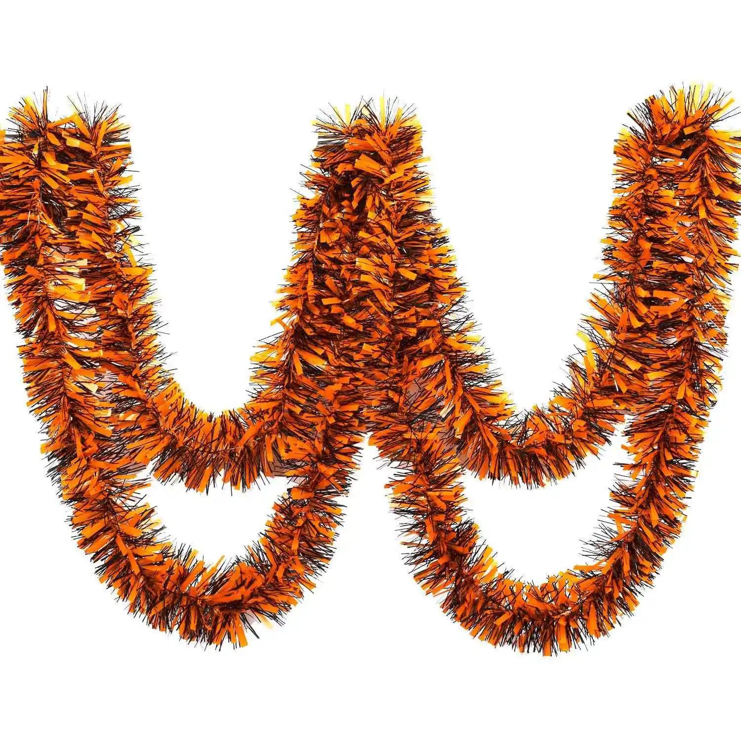6 Pcs Halloween Tinsel Garland Black and Orange Shiny Garland Hanging Decorations for Halloween Party Holiday Supplies
6 Pcs Halloween Tinsel Garland Black and Orange Shiny Garland Hanging Decorations for Halloween Party Holiday Supplies