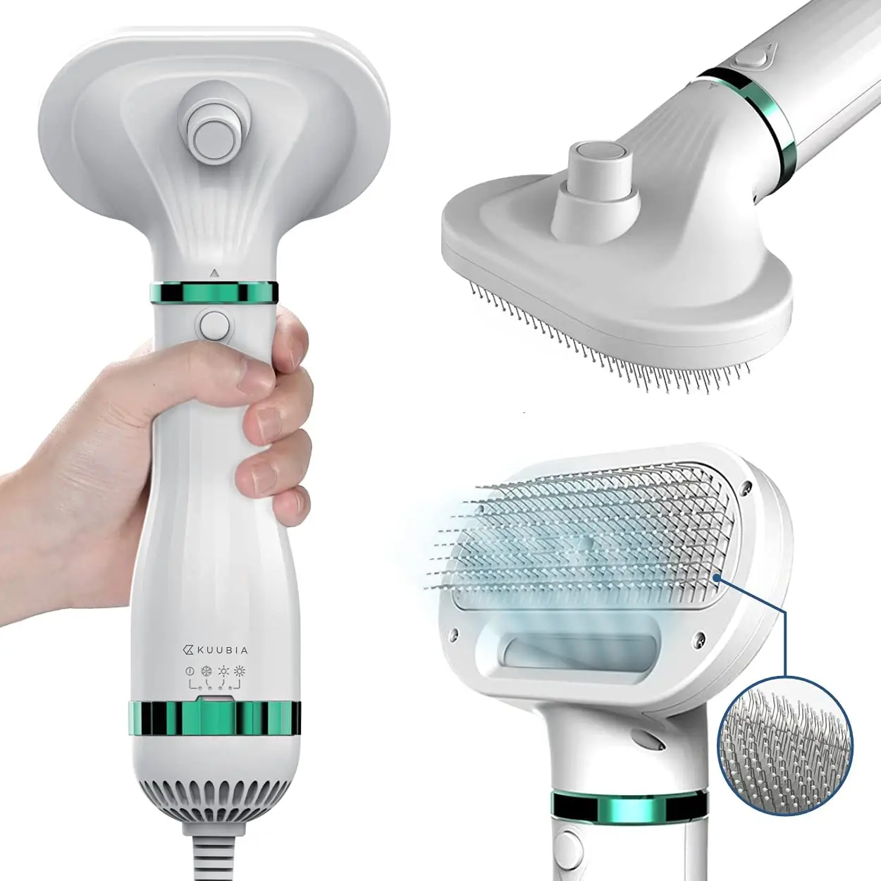 Professional Pet Hair Dryer Portable with Self Cleaning Slicker Brush Pet Blow Dryer Dog Grooming Dryer
Professional Pet Hair Dryer Portable with Self Cleaning Slicker Brush Pet Blow Dryer Dog Grooming Dryer