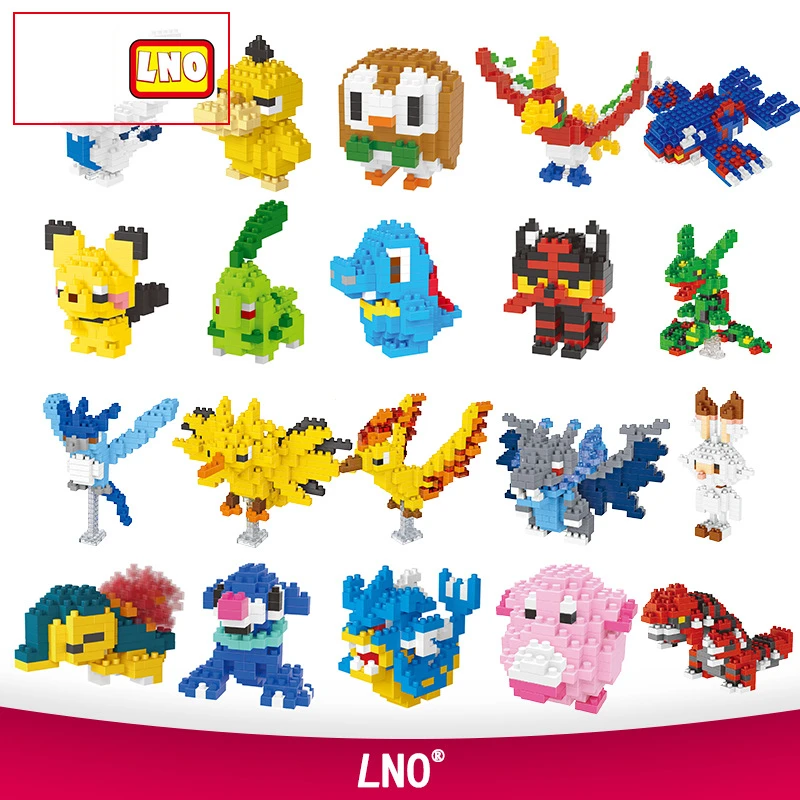 Multiple Styles Pokemon Small Building Blocks Toy Pikachu Eevee Squirtle Charmander Bulbasaur Figure Model Doll Kill Time Gift
Multiple Styles Pokemon Small Building Blocks Toy Pikachu Eevee Squirtle Charmander Bulbasaur Figure Model Doll Kill Time Gift