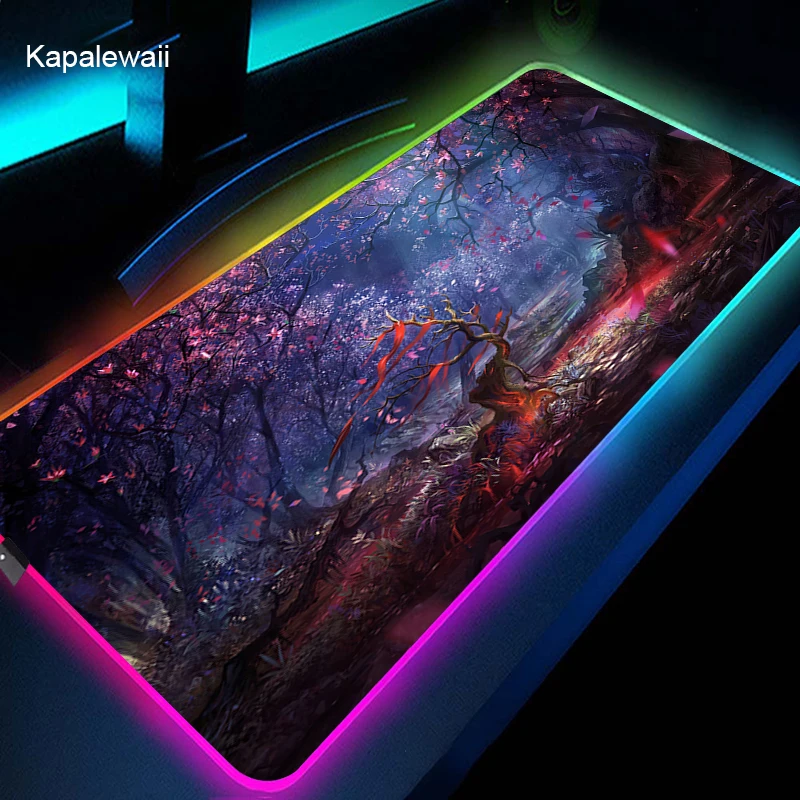 Большой игровой коврик для мыши RGB с пейзажным рисунком, резиновый светодиодный Коврик для компьютерной мыши, коврик с подсветкой для клави...
Большой игровой коврик для мыши RGB с пейзажным рисунком, резиновый светодиодный Коврик для компьютерной мыши, коврик с подсветкой для клави...