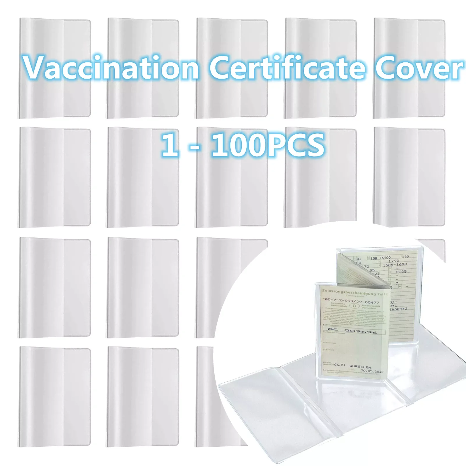 NEW2022 3-layer Foldable Vaccination Certificate Cover Card Holder Certificate Protective Cover Storage Bag Organizer, impfpass
NEW2022 3-layer Foldable Vaccination Certificate Cover Card Holder Certificate Protective Cover Storage Bag Organizer, impfpass