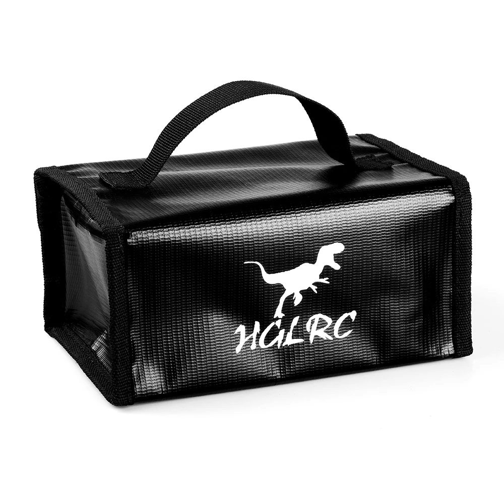 HGLRC KRATOS Fireproof Explosionproof Battery Safe Bag Lipo Charging HandBag 120x180x80mm for RC Model Airplane FPV Racing Drone
HGLRC KRATOS Fireproof Explosionproof Battery Safe Bag Lipo Charging HandBag 120x180x80mm for RC Model Airplane FPV Racing Drone