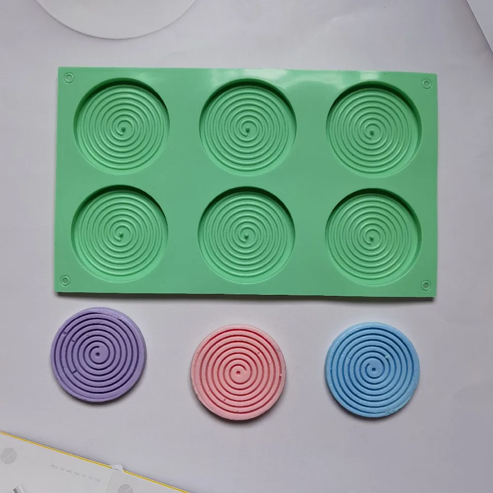 6 Cavity Spiral Mosquito Repellent Incense Shaped Cake Silicone Baking Mold DIY Spiral Silicone Jelly Candy Mould
6 Cavity Spiral Mosquito Repellent Incense Shaped Cake Silicone Baking Mold DIY Spiral Silicone Jelly Candy Mould