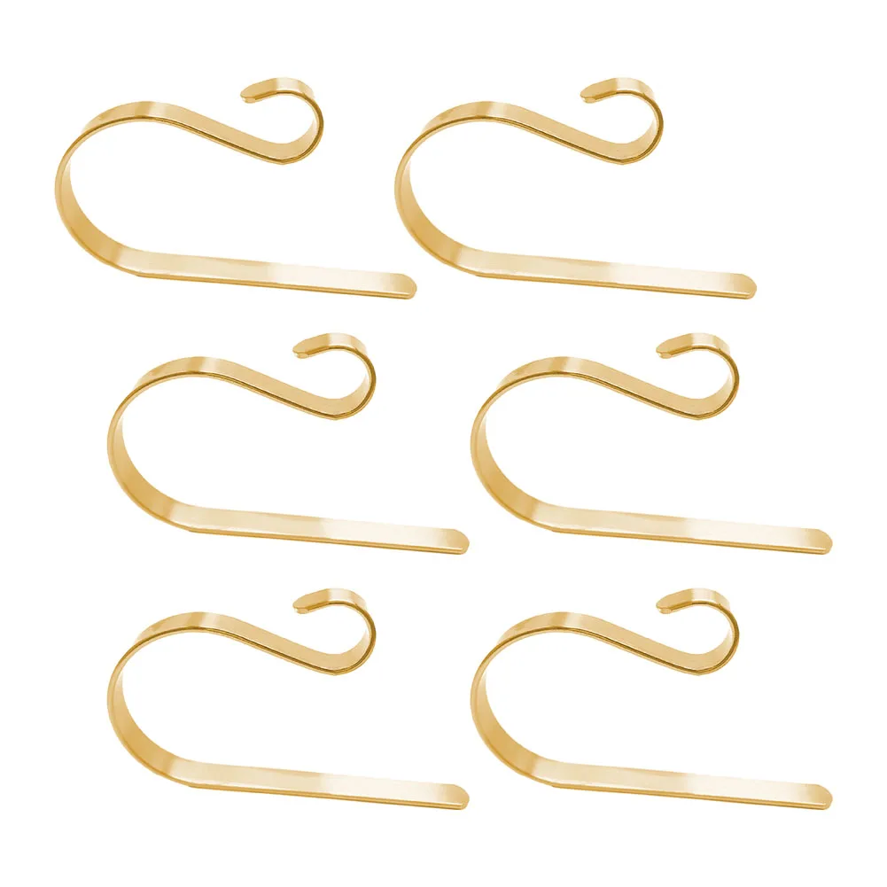 6pcs/set Christmas Hooks Christmas Hooks Brand New Durable High Quality Light Gold For Fireplace Christmas Decor
6pcs/set Christmas Hooks Christmas Hooks Brand New Durable High Quality Light Gold For Fireplace Christmas Decor