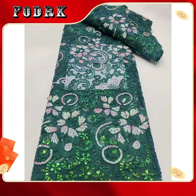 2023African Lace Fabric 5 Yards Sequins Nigerian Lace Fabric High Quality French Net Lace Blue Pink Gold Embroidered Tulle Lace
2023African Lace Fabric 5 Yards Sequins Nigerian Lace Fabric High Quality French Net Lace Blue Pink Gold Embroidered Tulle Lace