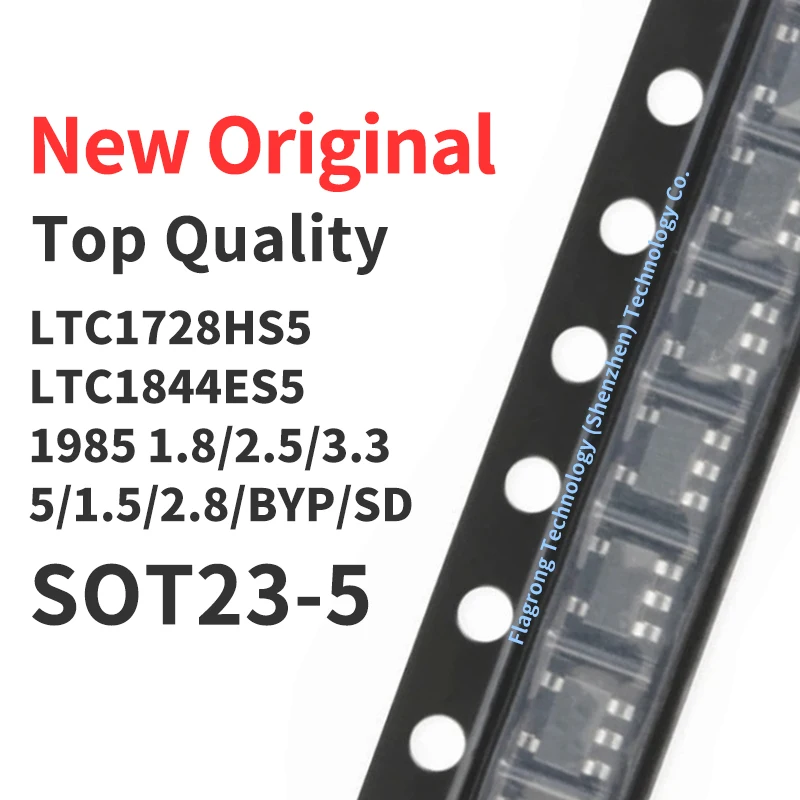 10 Pieces LTC1728HS5 LTC1844ES5 LTC1985 1.8/2.5/3.3/5/1.5/2.8/BYP/SD SOT23-5 Chip IC New Original
10 Pieces LTC1728HS5 LTC1844ES5 LTC1985 1.8/2.5/3.3/5/1.5/2.8/BYP/SD SOT23-5 Chip IC New Original
