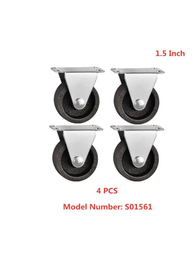(4 Packs) Casters 1.5-inch Cast Iron Wheel, Diameter: 40mm, Metal Furniture, Directional , Height: 5cm,
(4 Packs) Casters 1.5-inch Cast Iron Wheel, Diameter: 40mm, Metal Furniture, Directional , Height: 5cm,