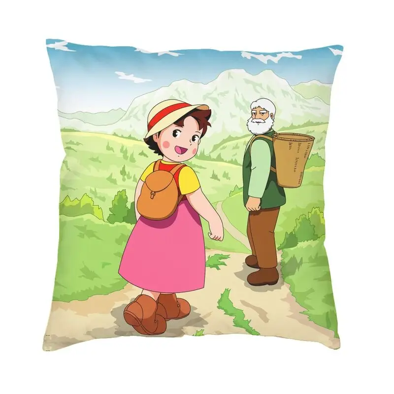 Style Heidi And Grandfather Throw Pillow Case Decoration Custom Alps Mountain Cartoon Cushion Cover Pillowcover for Living Room
Style Heidi And Grandfather Throw Pillow Case Decoration Custom Alps Mountain Cartoon Cushion Cover Pillowcover for Living Room