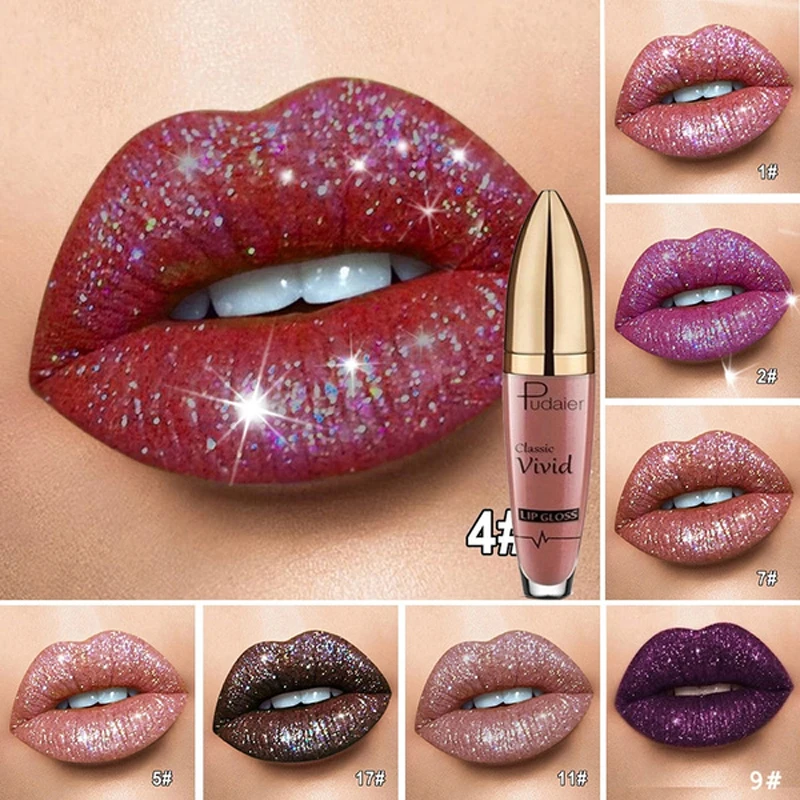 18 Color Matte To Shiny Glitter Liquid Lipstick Shiny Lip Gloss Diamond Waterproof Long Lasting Pearl Lipgloss Women Lip Makeup
18 Color Matte To Shiny Glitter Liquid Lipstick Shiny Lip Gloss Diamond Waterproof Long Lasting Pearl Lipgloss Women Lip Makeup