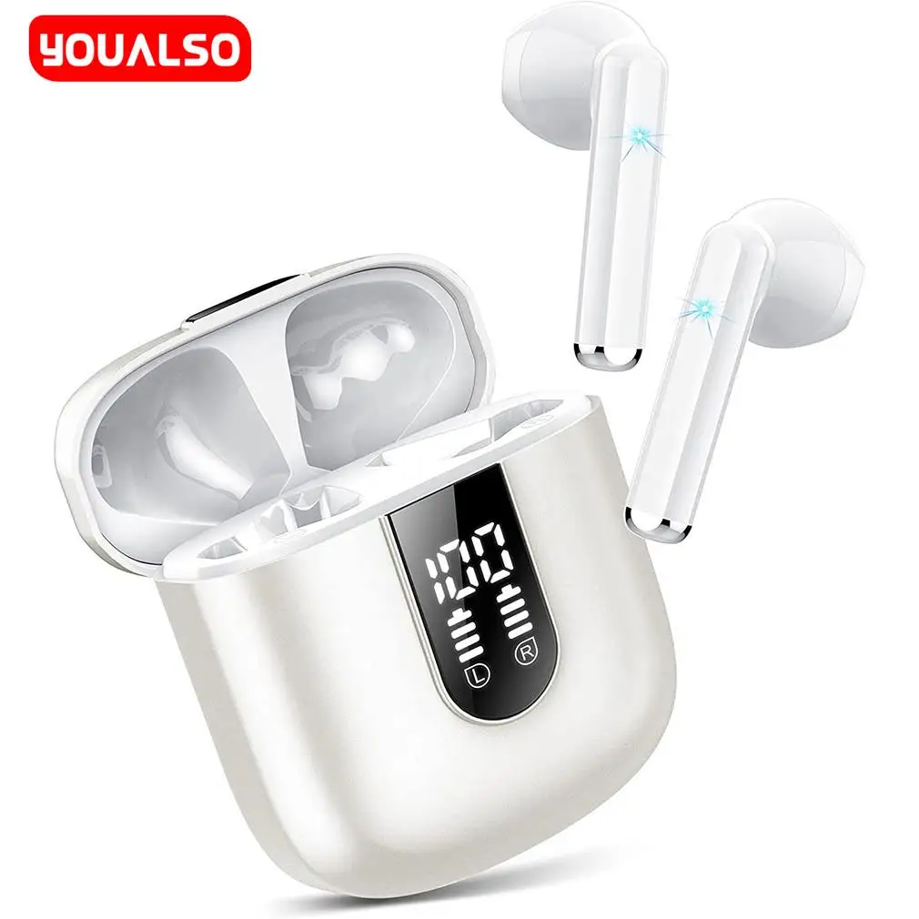 Youalso Original Bud 4 Fone Bluetooth Earphone Wireless Earbuds Led Display Earphones Sport Watreproof Air Buds Pro Pods Headset
Youalso Original Bud 4 Fone Bluetooth Earphone Wireless Earbuds Led Display Earphones Sport Watreproof Air Buds Pro Pods Headset