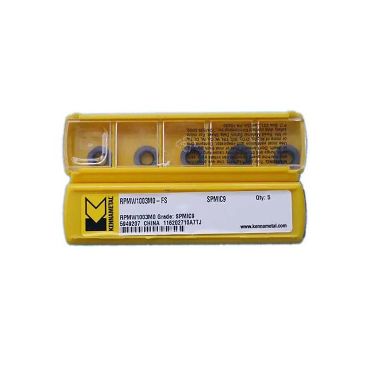 Kennametal 100% Original RPMW1003MO FS SPMIC9 RPMW1003MO FS KC725M Tool Inserts Carbide Milling Turning Milling Cutter
Kennametal 100% Original RPMW1003MO FS SPMIC9 RPMW1003MO FS KC725M Tool Inserts Carbide Milling Turning Milling Cutter