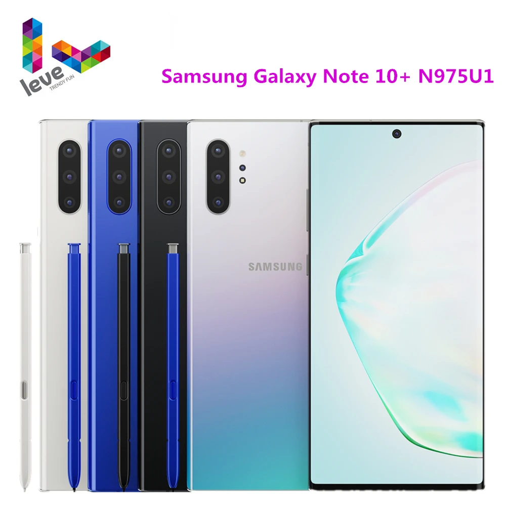 Samsung Galaxy Note10+ N975U1 Note 10 Plus Mobile Phone 6.8" 12GB RAM 256GB ROM Octa Core NFC Original 4G LTE Android Smartphone
Samsung Galaxy Note10+ N975U1 Note 10 Plus Mobile Phone 6.8" 12GB RAM 256GB ROM Octa Core NFC Original 4G LTE Android Smartphone