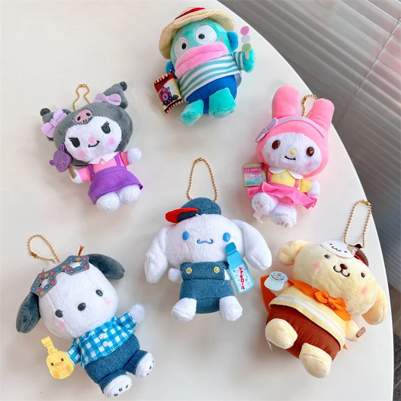 12cm Kawaii Kuromi My Melody Kt Cat Pochacco Hello Kitty Keychain Anime Plush Figure Pendant Accessories Cute Animals Toys Gift
12cm Kawaii Kuromi My Melody Kt Cat Pochacco Hello Kitty Keychain Anime Plush Figure Pendant Accessories Cute Animals Toys Gift