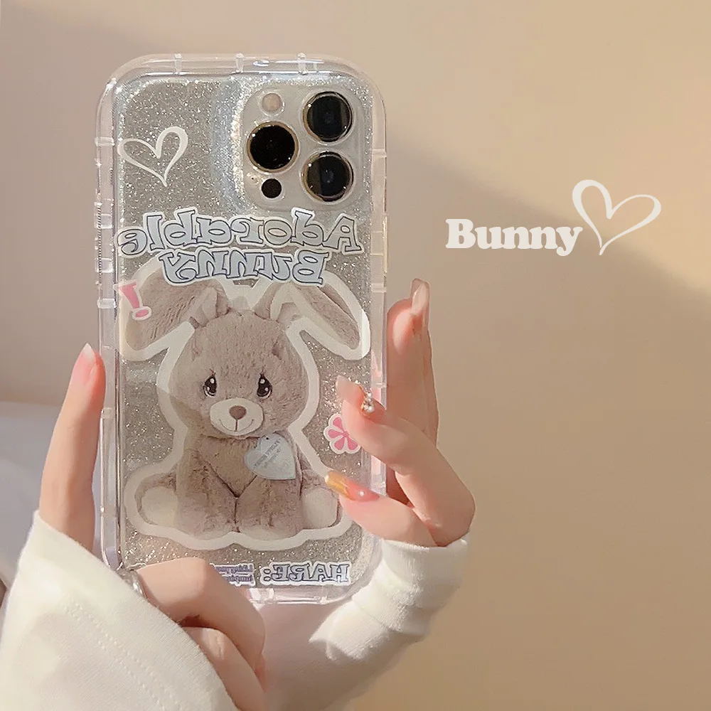 Transparent Glitter Rabbit Phone Case For Iphone 13 14 11 12 Pro Max Case TPU Soft Case Drop Resistant Fashion New Phone Cover
Transparent Glitter Rabbit Phone Case For Iphone 13 14 11 12 Pro Max Case TPU Soft Case Drop Resistant Fashion New Phone Cover