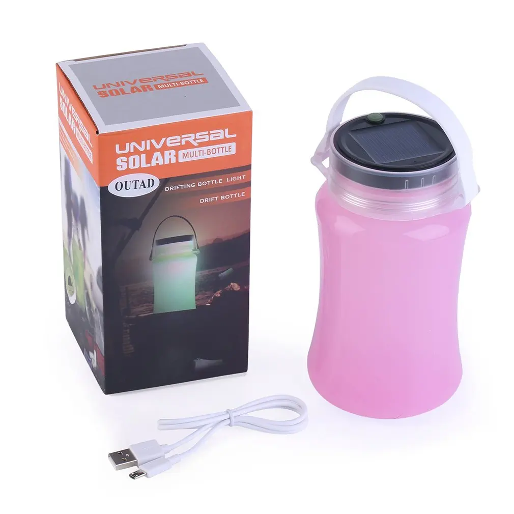 Universal Solar Lantern LED Silicone Lantern Rechargeable With The Solar Panel Or USB Cable For Outdoor Walking
Universal Solar Lantern LED Silicone Lantern Rechargeable With The Solar Panel Or USB Cable For Outdoor Walking