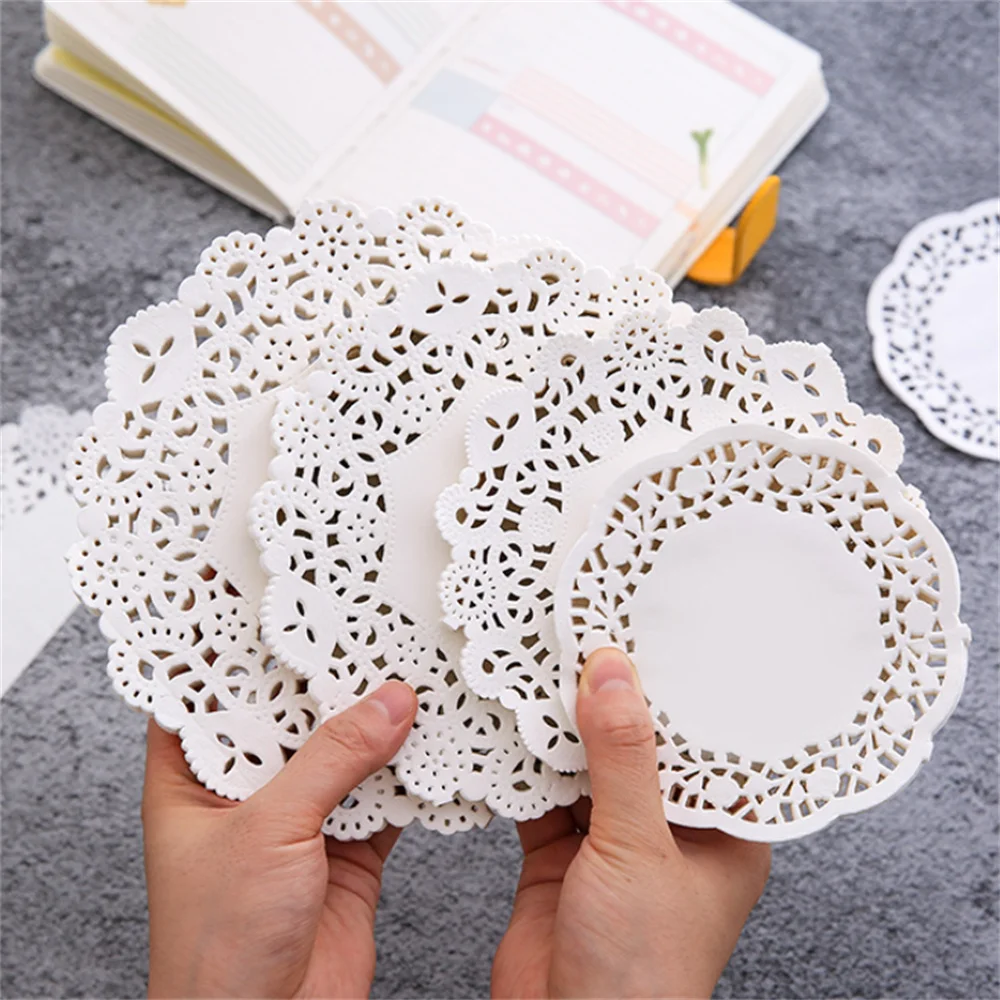 100 Sheets White Hollow Lace Material Papers Hand Account Collage Supplies Scrapbooking Background Decorations DIY Craft
100 Sheets White Hollow Lace Material Papers Hand Account Collage Supplies Scrapbooking Background Decorations DIY Craft