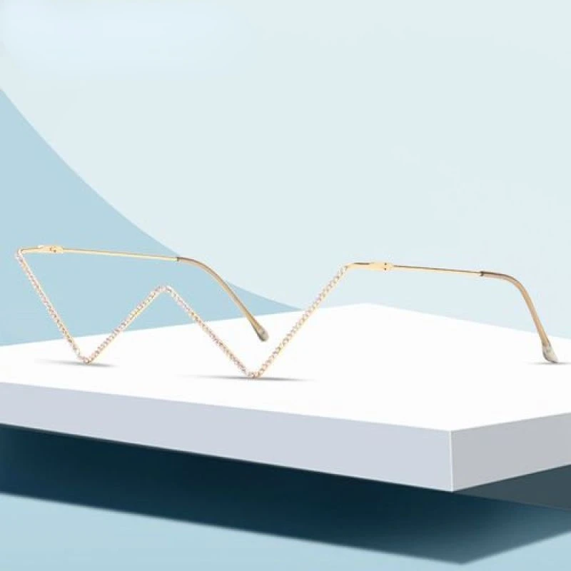 Diamond Steampunk Sunglasses Frames Triangle Eyeglasses Frames For Women Vintage Frames For Men Eyewear Decoration
Diamond Steampunk Sunglasses Frames Triangle Eyeglasses Frames For Women Vintage Frames For Men Eyewear Decoration