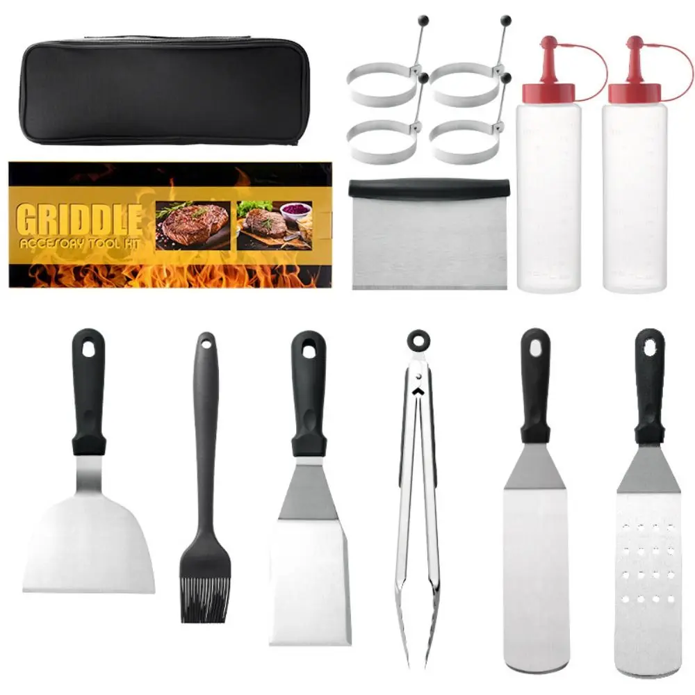 14Pcs Cooking BBQ Set Stainless Steel Grilling Tool Kit New Barbecue Tools for Outdoor BBQ Barbecue Grill
14Pcs Cooking BBQ Set Stainless Steel Grilling Tool Kit New Barbecue Tools for Outdoor BBQ Barbecue Grill