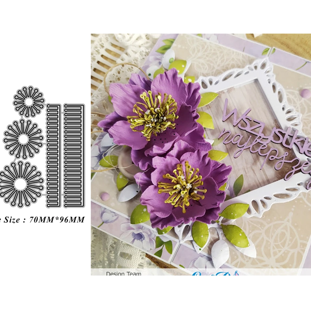 1pc Stamens And Flower Metal Cutting Dies Stencils for DIY Scrapbooking Decorative Embossing Paper Cards
1pc Stamens And Flower Metal Cutting Dies Stencils for DIY Scrapbooking Decorative Embossing Paper Cards