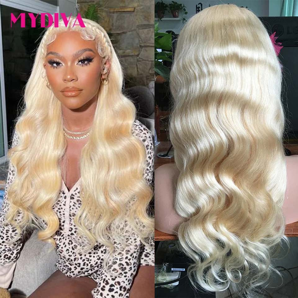 40" Body Wave Lace Front Human Hair Wig 13x4 613 Blonde Lace Frontal Wig Hd Transparent Lace Pre Plucked 250 Density For Women 
40" Body Wave Lace Front Human Hair Wig 13x4 613 Blonde Lace Frontal Wig Hd Transparent Lace Pre Plucked 250 Density For Women