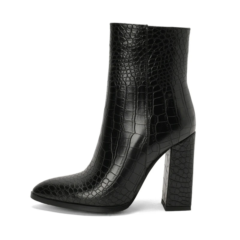Fashion Concise Women Ankle Boots Sexy Cozy High Heels Pointed Toe Zipper Boots Winter Warm Western Style Shoes Woman's Plus 43
Fashion Concise Women Ankle Boots Sexy Cozy High Heels Pointed Toe Zipper Boots Winter Warm Western Style Shoes Woman's Plus 43
