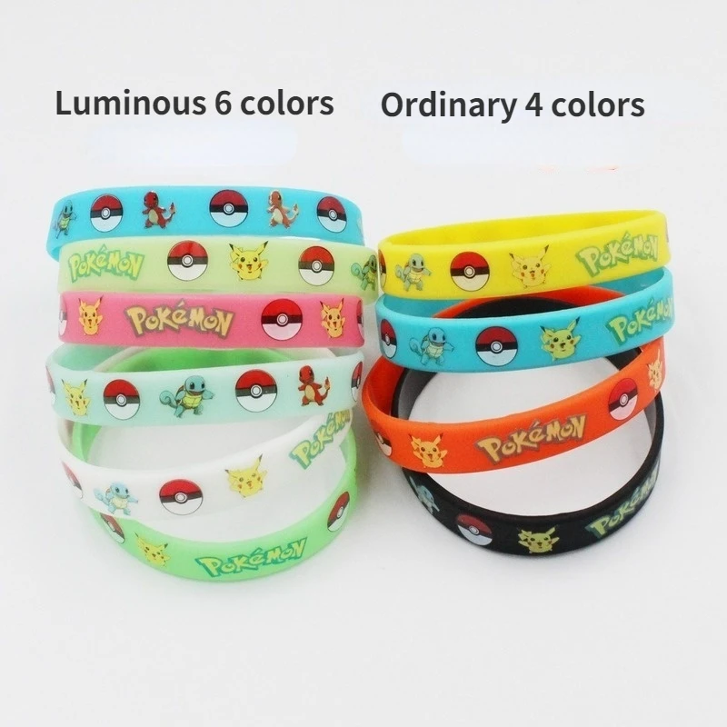 6 Colors Anime Pokemon Pikachu Figure Model Toy Luminous Braceletc Print Bracelet Birthday Gifts Christmas for Friends Gifts
6 Colors Anime Pokemon Pikachu Figure Model Toy Luminous Braceletc Print Bracelet Birthday Gifts Christmas for Friends Gifts