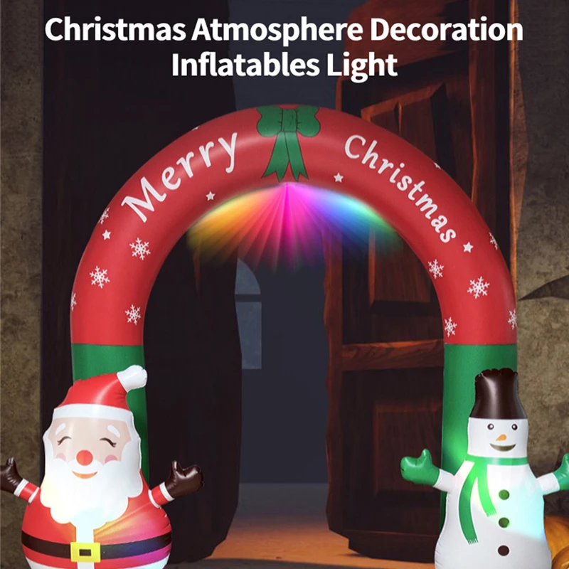 Christmas Inflatable Illuminate Archway 3D Cartoon Garden Yards Arch With Santa Claus Snowman For Xmas New Year Party Decor
Christmas Inflatable Illuminate Archway 3D Cartoon Garden Yards Arch With Santa Claus Snowman For Xmas New Year Party Decor