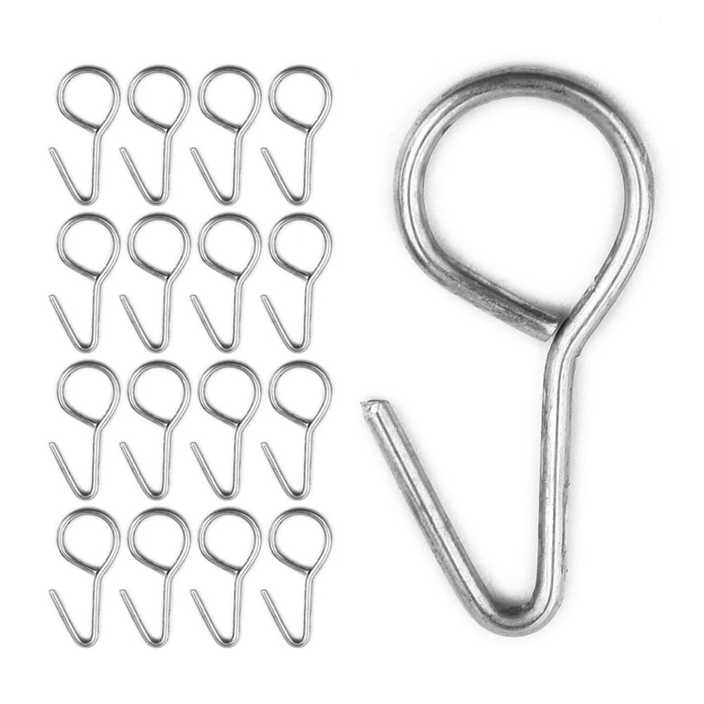 100PCS Metal Ring Tail S-Hooks Silver For Car Truck SUV Auto Seat Covers Hook High Quality Durable 1.5cmx28mm Interior Car Parts
100PCS Metal Ring Tail S-Hooks Silver For Car Truck SUV Auto Seat Covers Hook High Quality Durable 1.5cmx28mm Interior Car Parts