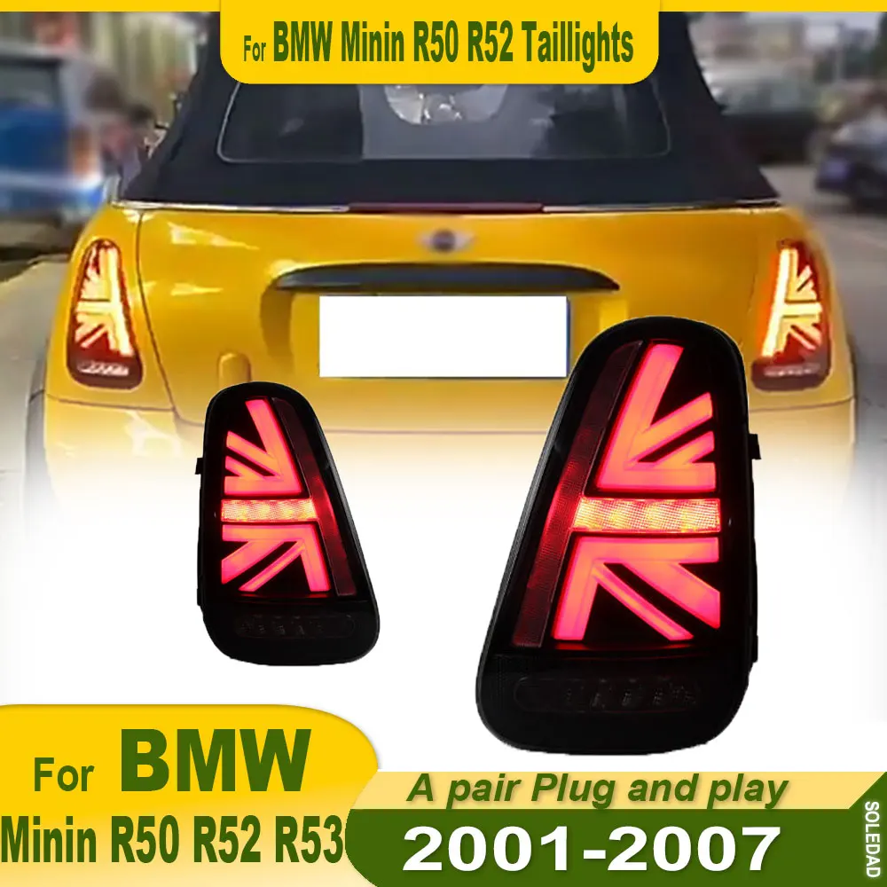 Пара автомобильных задних фонарей для BMW MINI Coopers R50 R52 R53 2001-2007 задние светодиодные