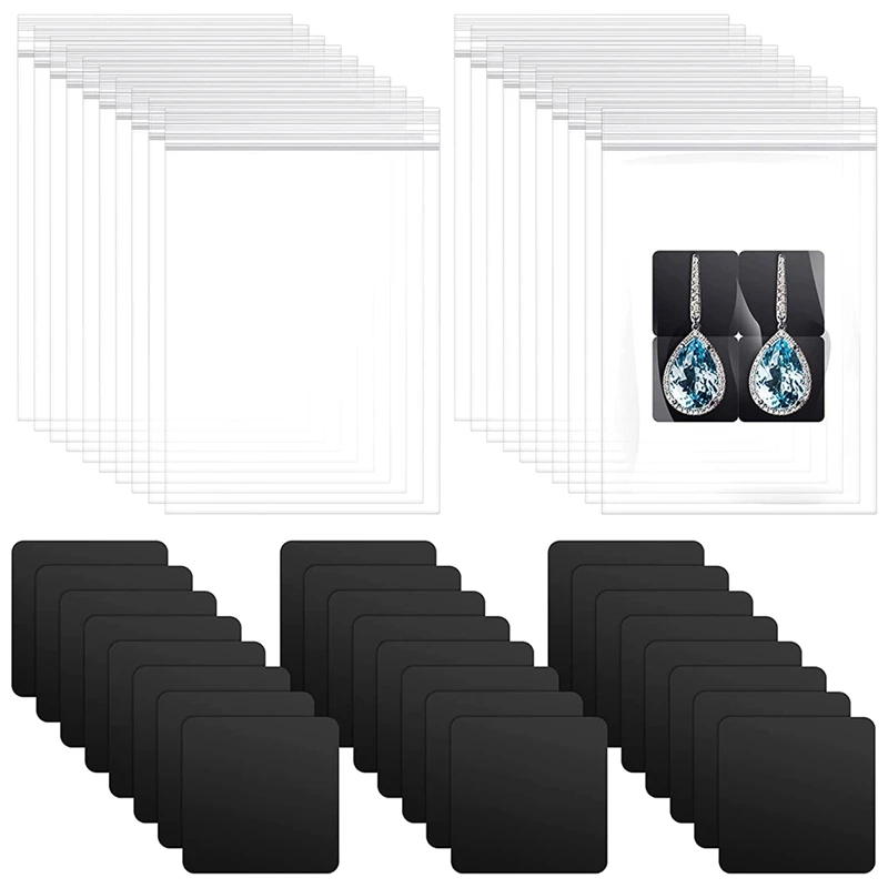 Anti Strips with Clear Plastic Jewelry Bags,100 Anti Tarnish Tabs Strips and 100 Jewelry Plastic for Jewelry Storage
Anti Strips with Clear Plastic Jewelry Bags,100 Anti Tarnish Tabs Strips and 100 Jewelry Plastic for Jewelry Storage