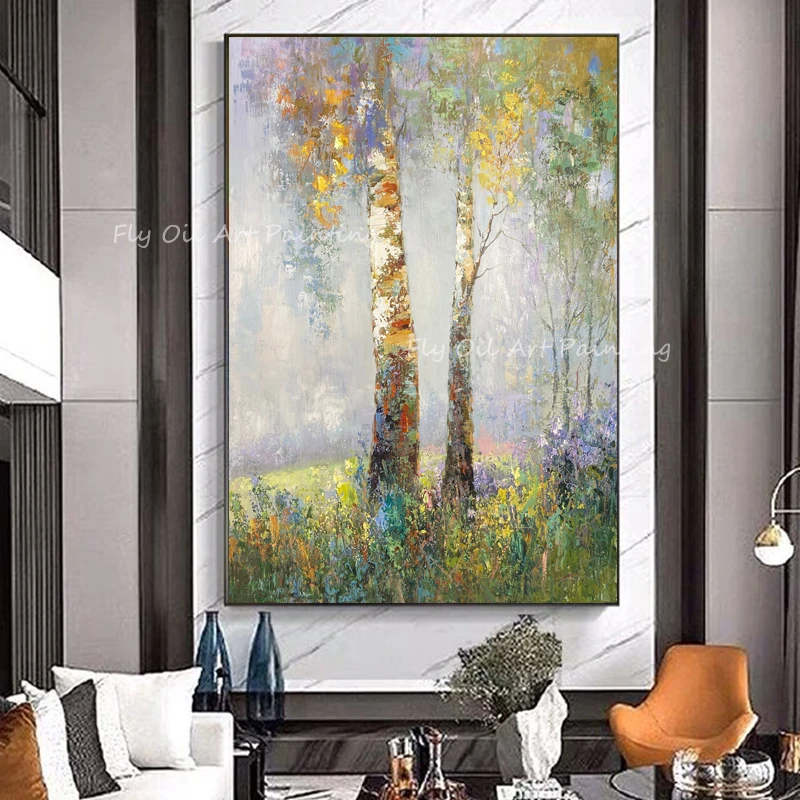 100% Handmade forest tree simple pure beautiful scenery landscape artwork Oil Painting Porch Aisle For Living Room
100% Handmade forest tree simple pure beautiful scenery landscape artwork Oil Painting Porch Aisle For Living Room
