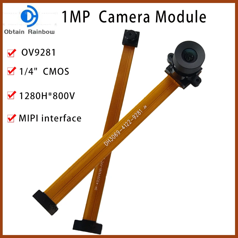 

OV9281 CMOS 1200*800 1/4Inch 1MP FF 65° /90° Camera Module For Windows, Android, Linux, Wince, Mac OS