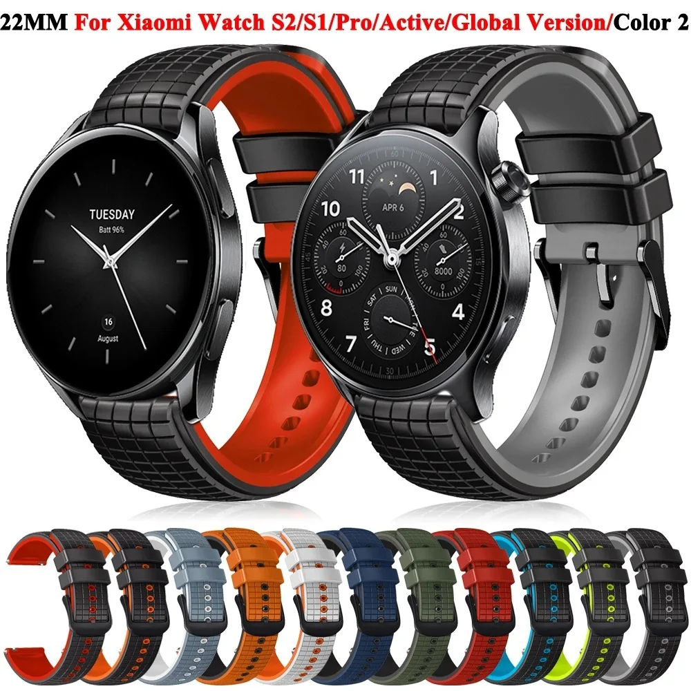 Silicone Strap For Xiaomi Watch S2 S1 Pro /active/ color2 Sport Strap wrist For Samsung Galaxy Watch 3 4 5 Pro correa Bracelet
Silicone Strap For Xiaomi Watch S2 S1 Pro /active/ color2 Sport Strap wrist For Samsung Galaxy Watch 3 4 5 Pro correa Bracelet