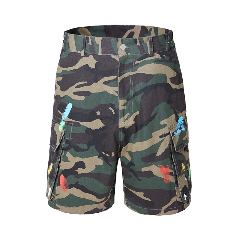 High Street Retro Camouflage Ink Splash Cargo Shorts Male and Female Waist Stretch Pockets Patchwork Casual Five Point Pants
High Street Retro Camouflage Ink Splash Cargo Shorts Male and Female Waist Stretch Pockets Patchwork Casual Five Point Pants