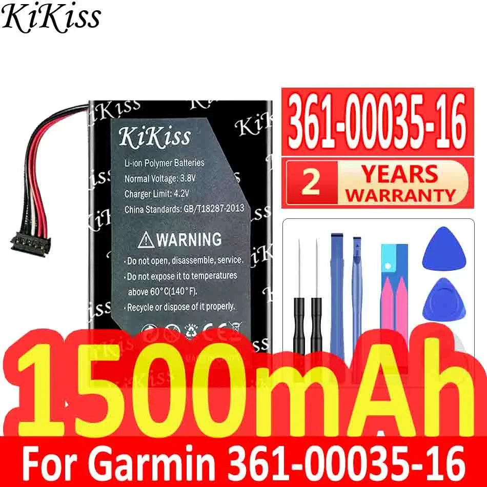 1500mAh KiKiss Powerful Battery 3610003516 For Garmin 361-00035-16 
1500mAh KiKiss Powerful Battery 3610003516 For Garmin 361-00035-16