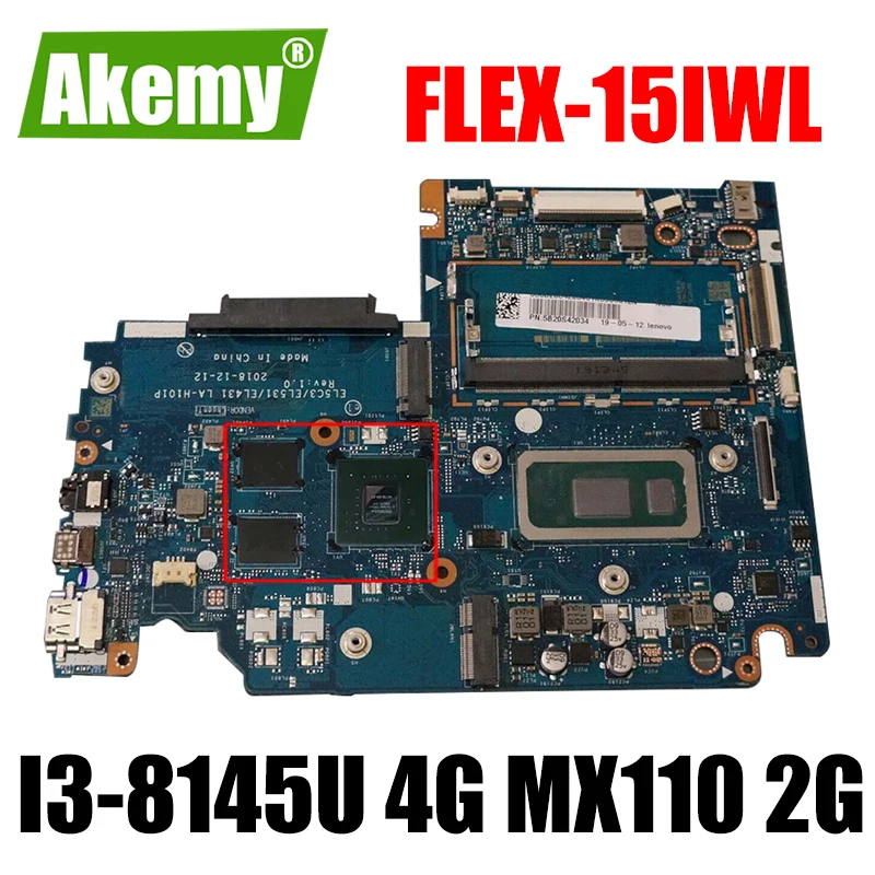 Материнская плата для ноутбука Lenovo Flex-15iwl S340-14IWL с процессором S340-15IWL RAM 4G GPU MX110 2G 100%, работает
Материнская плата для ноутбука Lenovo Flex-15iwl S340-14IWL с процессором S340-15IWL RAM 4G GPU MX110 2G 100%, работает